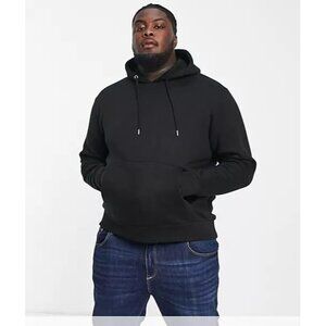 NWT Le Breve Plus‎ overhead hoodie in black Size large